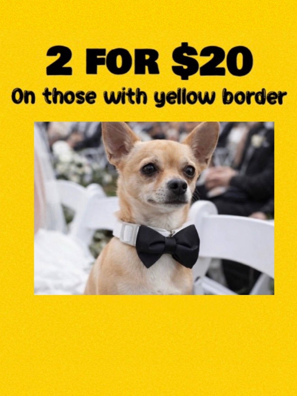 🪢 Doghaus Wedding Formal Chic Satin Bow Tie Dog Collar Tuxedo Cute NWT M 10- 16”